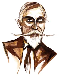 Paul Dukas - caricatura